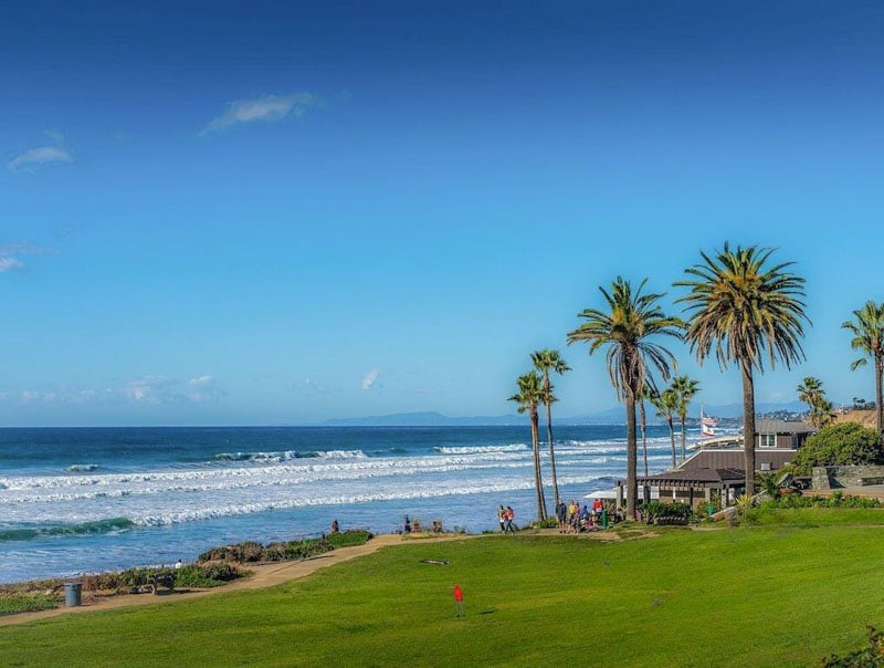 Sun, sand, and surf at Del Mar City Beach: Enjoy the variety of beach activities Powerhouse Park has to offer.