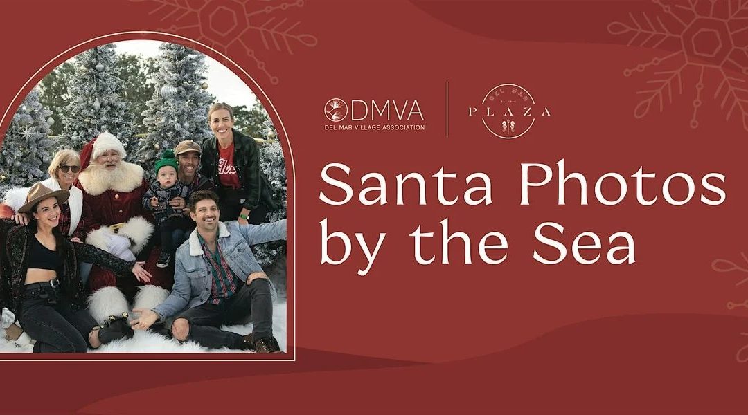 Santa’s Beach Day: Festive Photos at Del Mar Plaza 2024